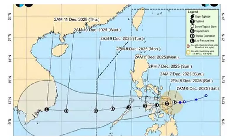 Tropical Depression Wilma Accelerates, Targets Eastern Visayas Landfall Saturday
