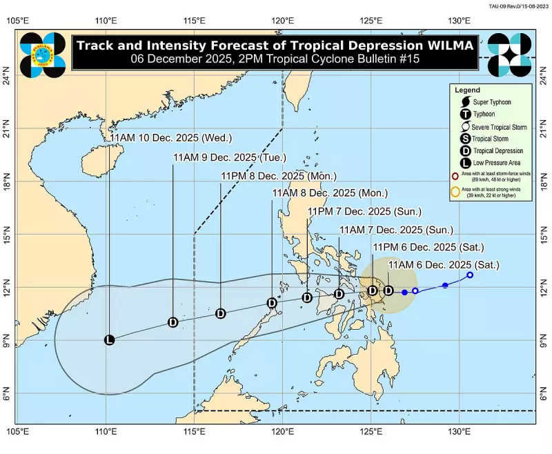 Tropical Depression Wilma Stalls Near Eastern Samar, Pagasa Issues Alerts