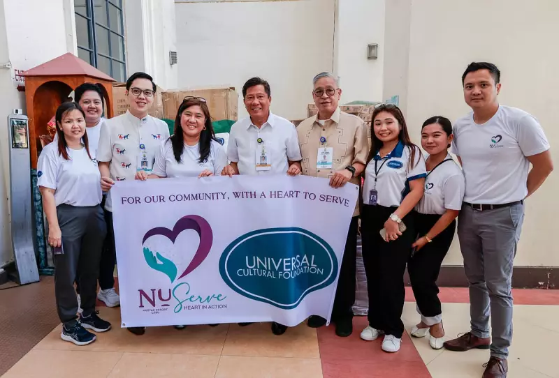 UCFI, NUServe Turn Over ₱5M Relief Aid to Cebu City