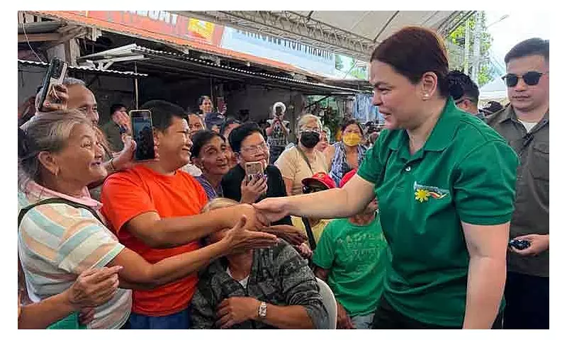 VP Sara Duterte Leads Pasko Pahalipay sa Taal, Serves 45,000 in Davao
