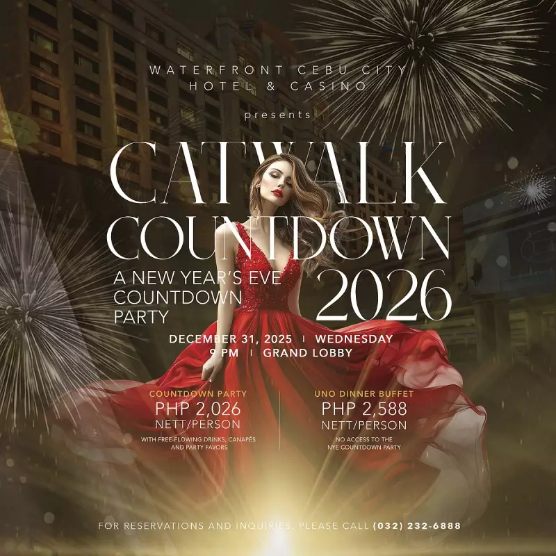 Waterfront Cebu Hotel's Catwalk Countdown: Fashion-Forward NYE 2026 at ₱2,026