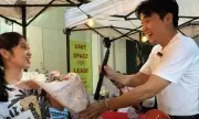Ryan Bang Gives Flowers to Ex-Fiancée Paola Huyong at Coffee Stall