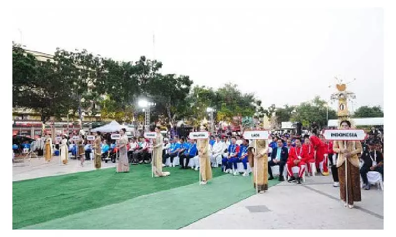 13th ASEAN Para Games Flag Ceremony Unites 10 Nations in Thailand