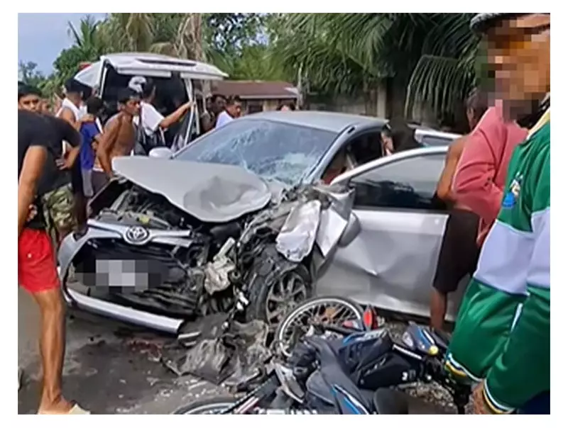 4 Injured in Alcoy, Cebu Highway Crash After Driver Falls Asleep