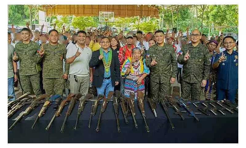 92 Former Rebels in Davao Region Embrace Peace in Mass Surrender Ceremony