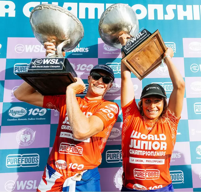 Australian Surfers Huppatz and Henry Sweep WSL World Juniors in La Union