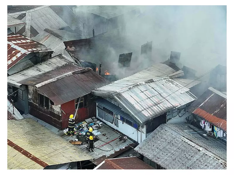 Bacolod Fire Destroys 34 Houses, Affects 199 Individuals in Barangay 10