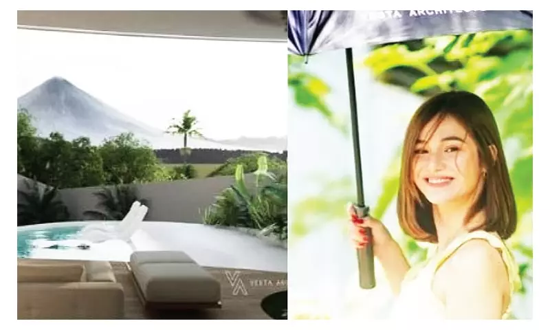 Barbie Imperial Builds Dream Home in Bicol with Mayon Volcano View