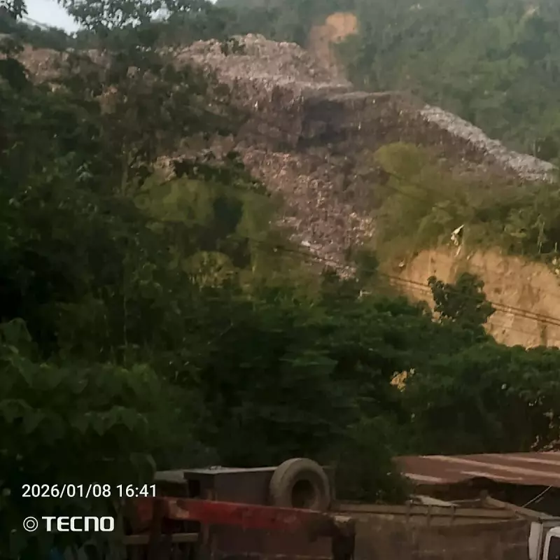 Binaliw Dumpsite Collapse in Cebu Buries Homes After Days of Rain