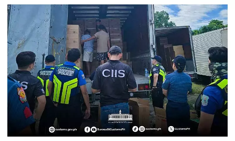 BOC Seizes P105.5M in Smuggled Cigarettes in Bataan Raid
