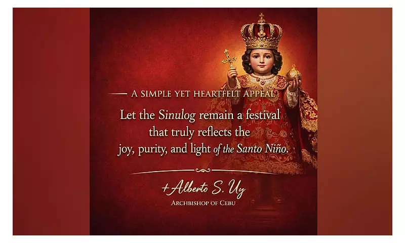 Cebu Archbishop Urges Sinulog Organizers to Reject Gambling Sponsorships