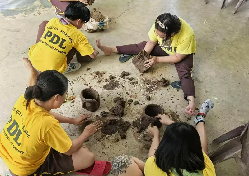 Davao City Jail Inmates Discover Clay Art Beyond Canvas Painting
