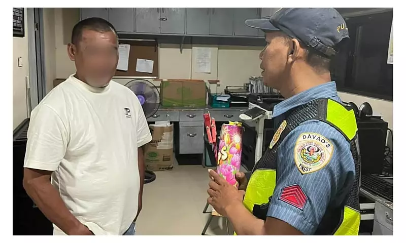 Davao City Police Arrest 5, Seize P23,620 Worth of Illegal Firecrackers