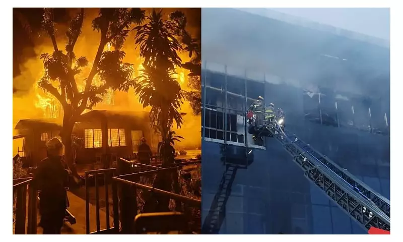 Davao City's First 2026 Fires: Residential Blaze, Mall Inferno on Same Day