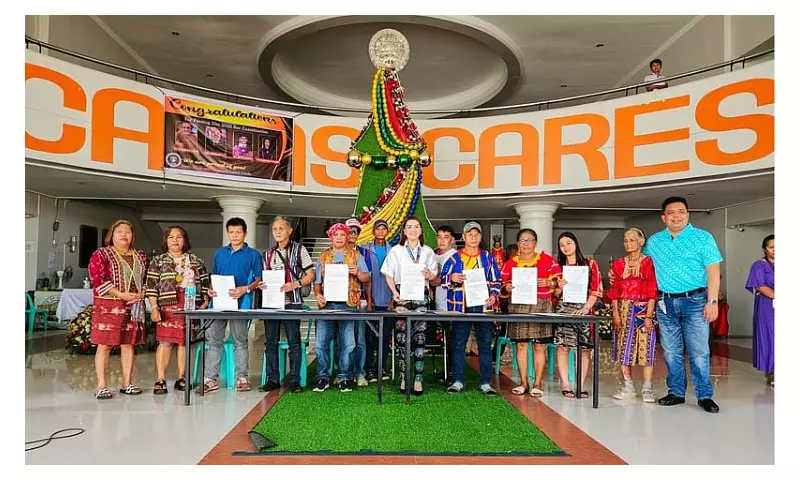 Davao del Sur Signs MOA for Mt. Apo Agri-Ecotourism Park, Receives Tribal Artifacts