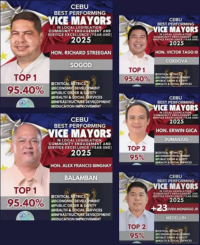 DILG Cebu Denies Link to Viral Vice Mayor Awards List