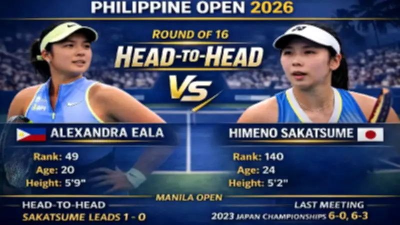 Eala Faces Sakatsume in WTA 125 Philippine Women's Open Second Round