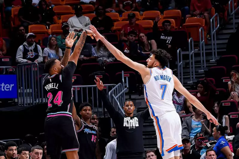 Heat Stun Thunder 122-120 on Wiggins' Late Three, Powell's Assist