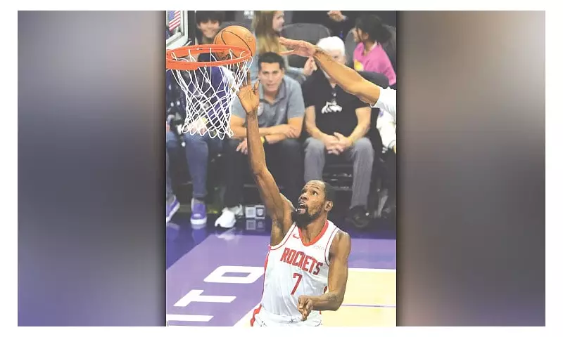 Kevin Durant Climbs to 6th in NBA Scoring as Rockets Top Pelicans