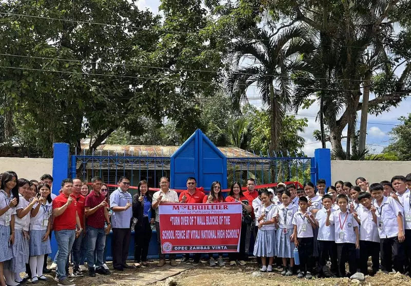 M Lhuillier Rebuilds Vitali High School Fence After 2024 Zamboanga Flood