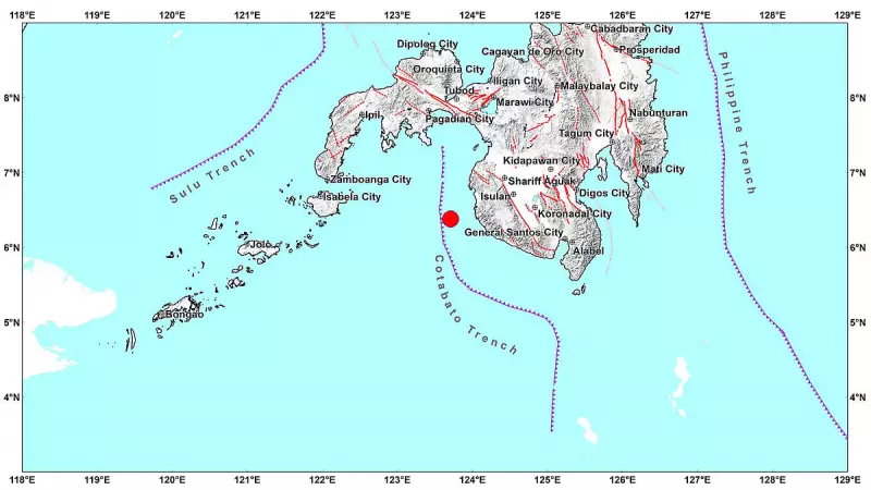 Magnitude 5.7 Earthquake Strikes Sultan Kudarat Coast, Triggers Evacuations
