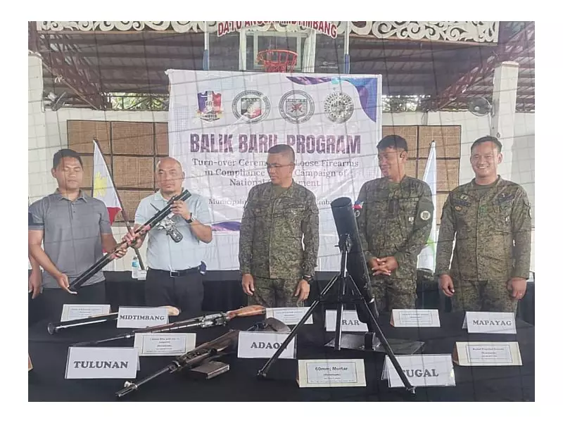 Maguindanao del Sur Villagers Surrender High-Powered Firearms in Peace Initiative