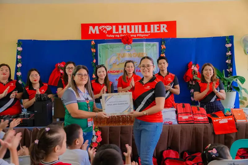 ML Cares Foundation Transforms Health at Tubalan Elementary with New Handwashing Facility