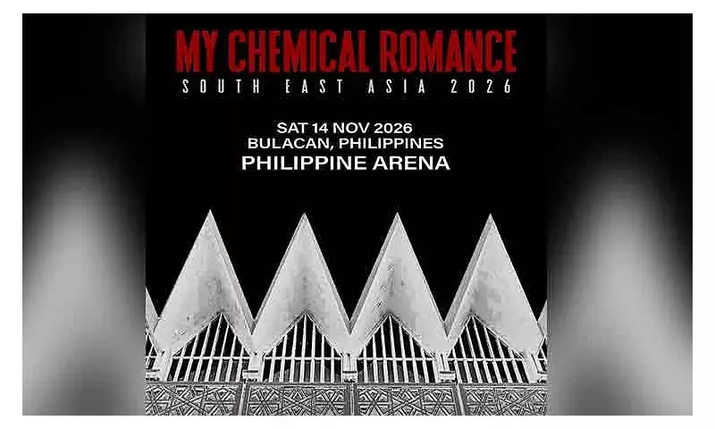 My Chemical Romance Postpones PH Concert to November 2026: New Dates & Refund Guide