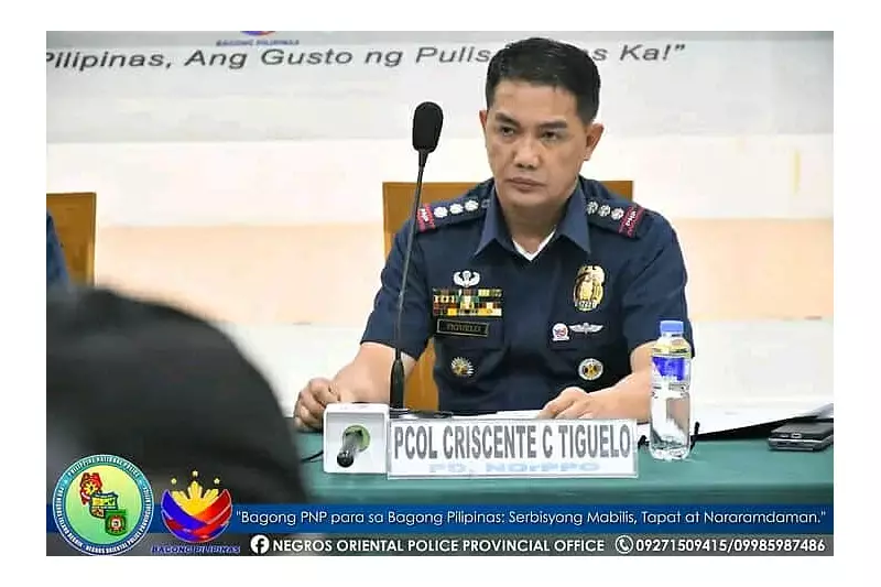 Negros Oriental Police Chief Relieved After Cop Kills 3 Colleagues