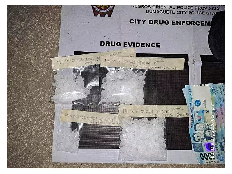 P1.02M Shabu Seized, High-Value Suspect Nabbed in Dumaguete Drug Bust