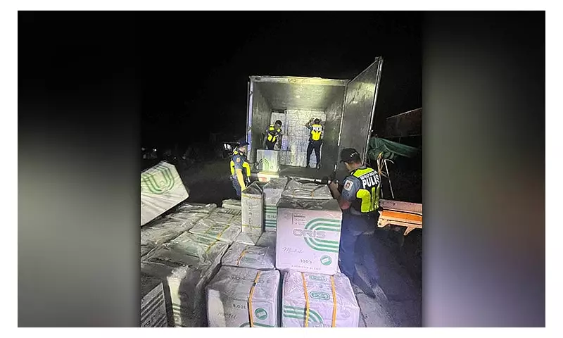 P20M Smuggled Cigarettes Seized in Cebu Checkpoint Operation