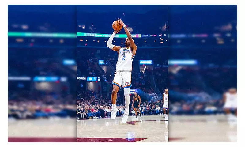 Thunder's Record Three-Point Barrage Powers Blowout Win Over Cavaliers