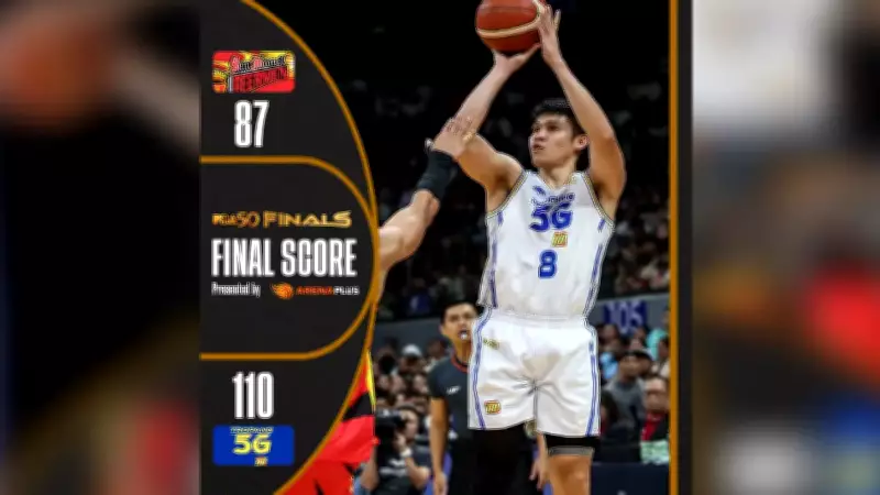 TNT Tropang 5G Ties Series 2-2 with 110-87 Win Over SMB in PBA Finals