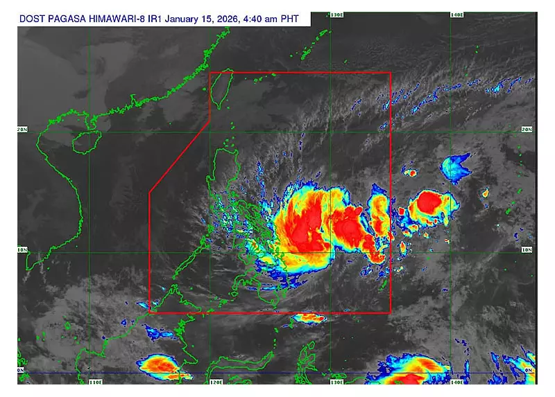 Tropical Depression Ada Intensifies, TCWS 1 Raised in Eastern Visayas