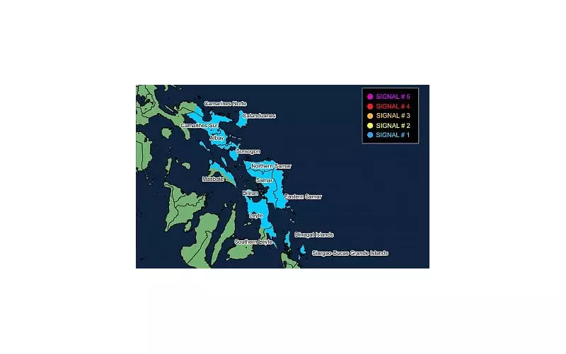 Tropical Storm Ada Packs 65 kph Winds, Hits Eastern Visayas