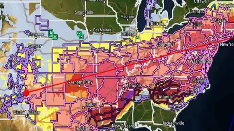 US Braces for 'Monster Storm' as Multiple States Declare Emergencies