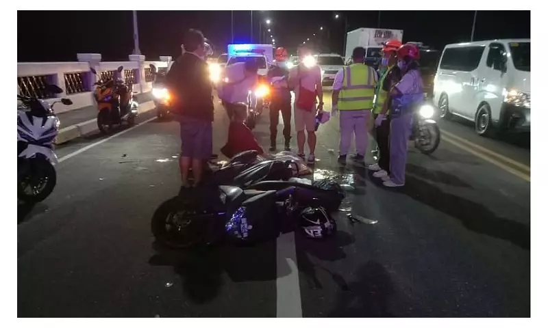 Woman Dies in Davao Coastal Road Accident After Motorcycle-Van Collision