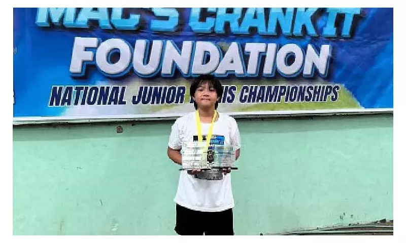 Yuan Andrei Torrente Powers into Quarterfinals of National Juniors Tennis Championships