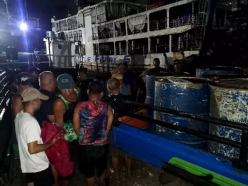 13 Arrested, Crude Oil Seized in Mandaue City Wharf Raid