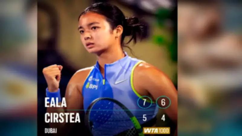 Alex Eala Advances to Dubai Open Quarterfinals with Sweep Over Sorana Cirstea