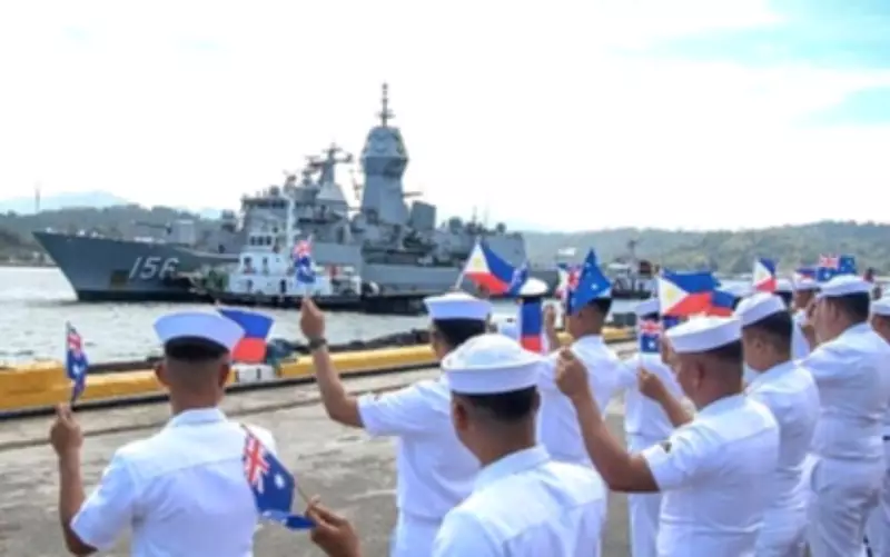 Australian Navy Frigate Docks in Subic for Interoperability Exercises
