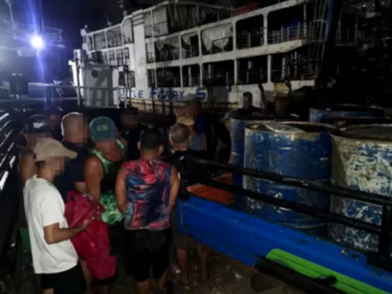 CIDG Arrests 13 in Mandaue City Crude Oil Smuggling Operation