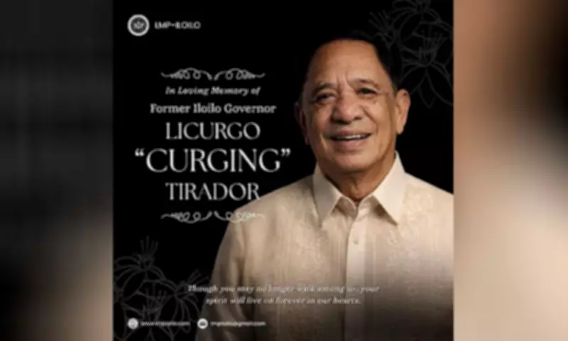 Former Iloilo Governor Licurgo 'Curging' Tirador Passes Away at 94