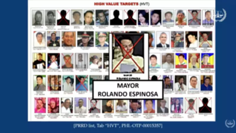 ICC Prosecutors Present Videos and 'Narco List' as Evidence Against Duterte