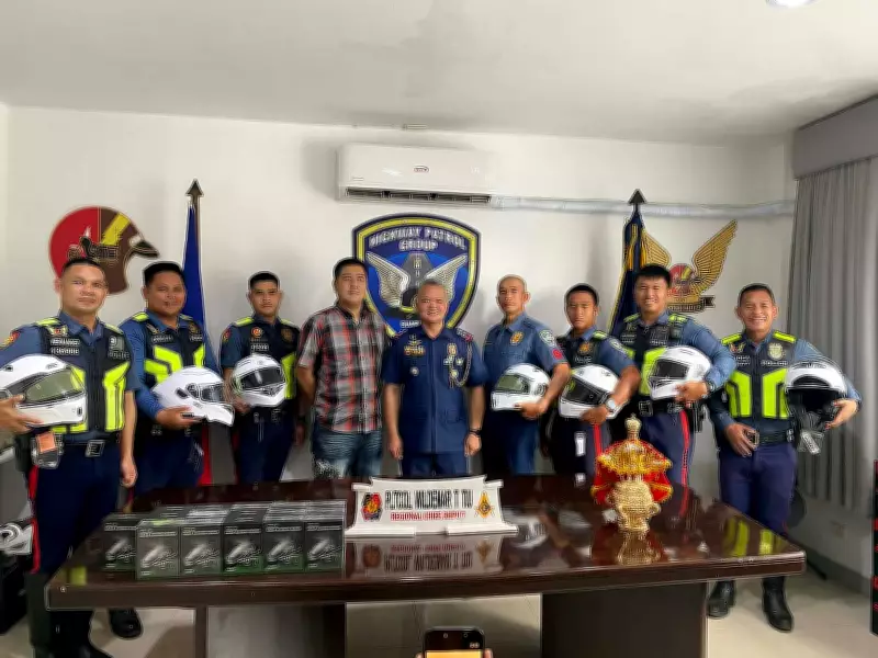 Japanese Donor Provides Helmets and Intercoms to Cebu Highway Patrol