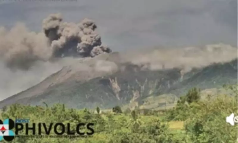 Kanlaon Volcano Emits Volcanic Ash Plumes Reaching 1,000 Meters