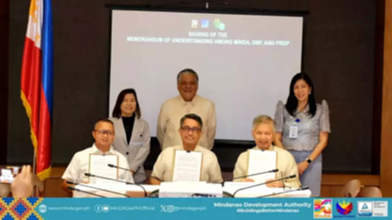 MinDA, DBP, and DA-PRDP Forge Partnership to Boost Mindanao Development