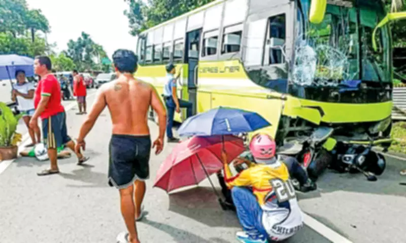 Motorcycle Crash Claims Wife's Life, Husband Injured in Tabogon Collision