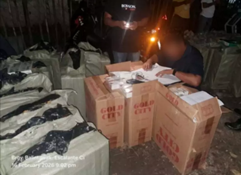 Negros Police Seize P787,500 in Smuggled Cigarettes During Patrol Operation