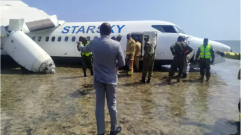 Passenger Plane Crashes into Ocean off Somalia; All Onboard Survive